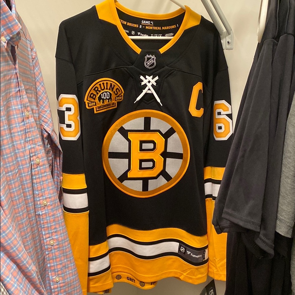 Boston Bruins Centennial Game Jersey